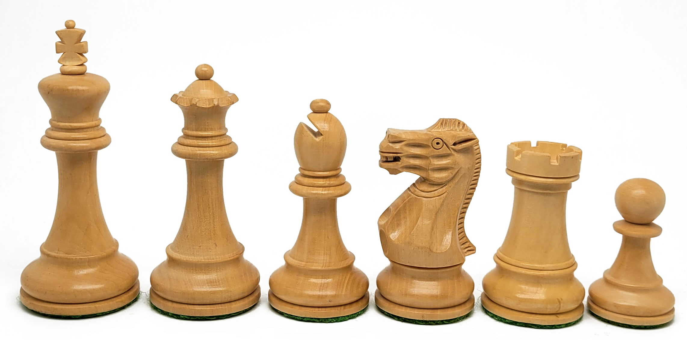 VI/ Piezas de ajedrez modelo Old English "3,75" Ebanizado.