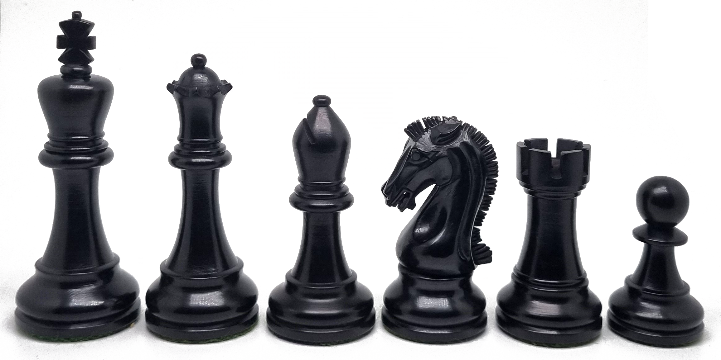 VI/ Piezas de ajedrez modelo Elegant "3,75" Ebanizado.