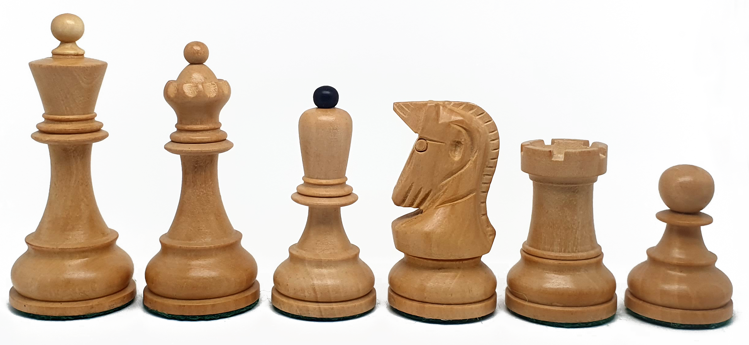 VI/ Piezas de ajedrez modelo Dubrovnik "3.50" Ebanizado.