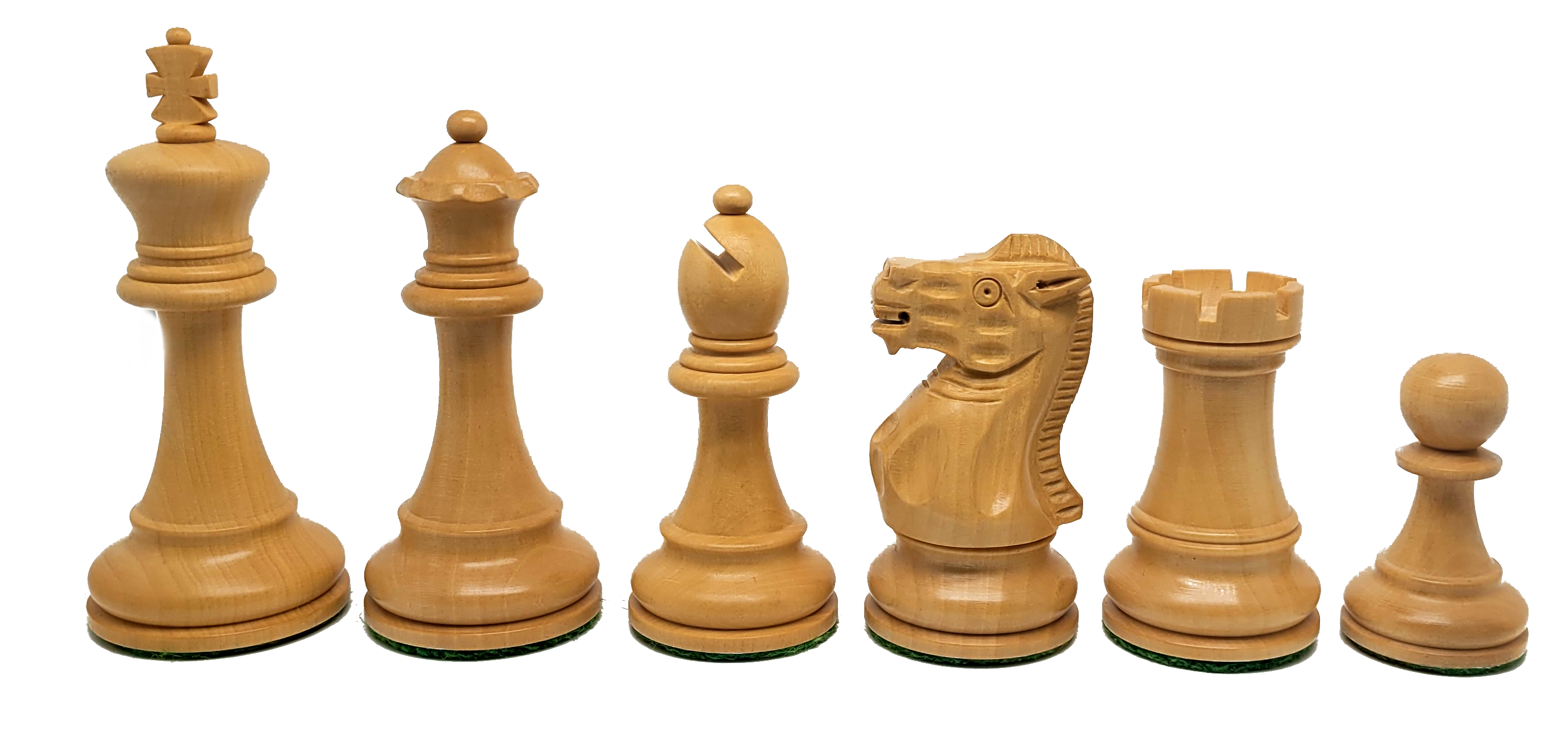 VI/ Piezas de ajedrez modelo Old English "3,75" Palo rosa.