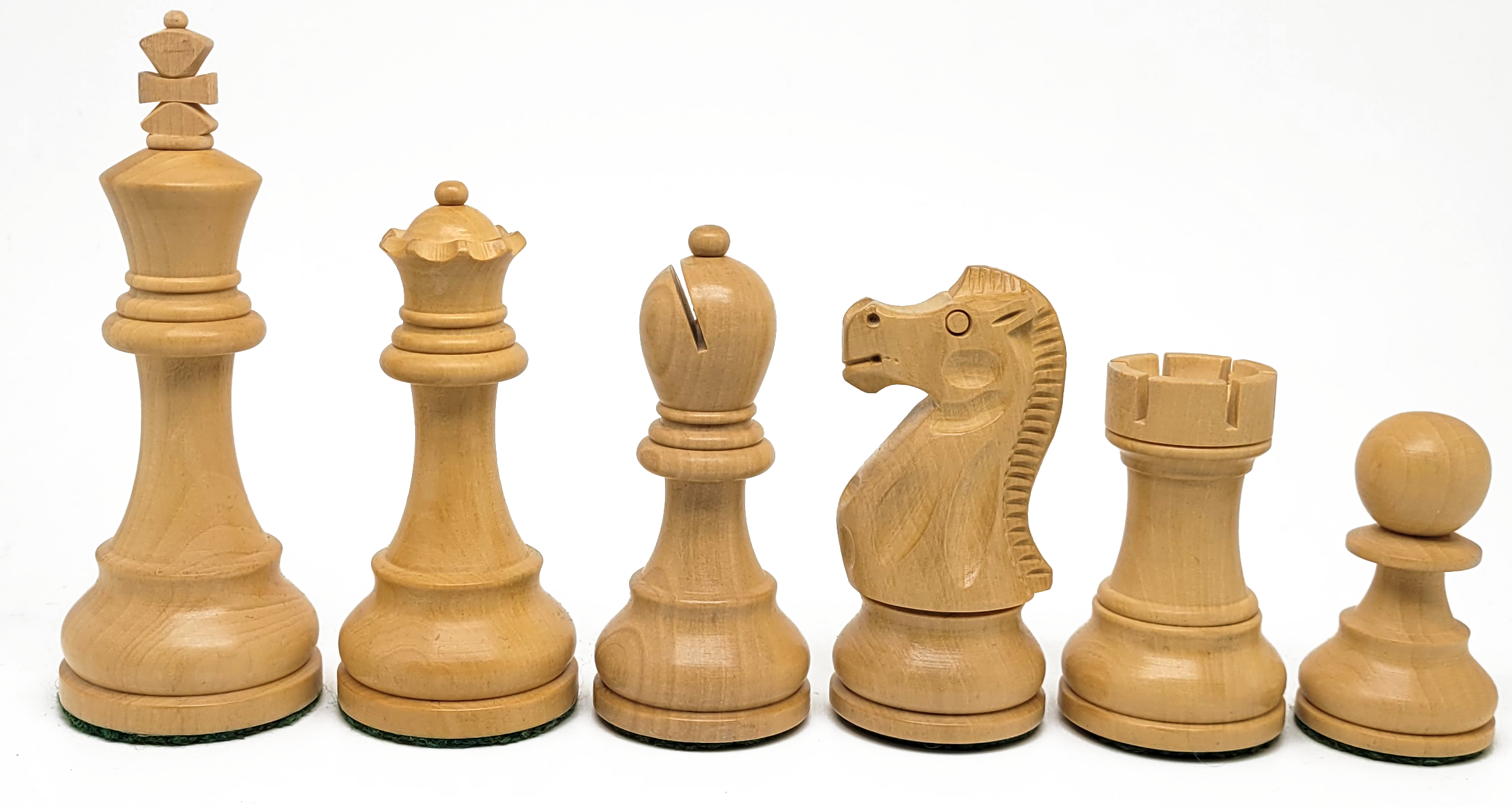 VI/ Piezas de ajedrez modelo Fischer - Spassky "3,50" Shisham.