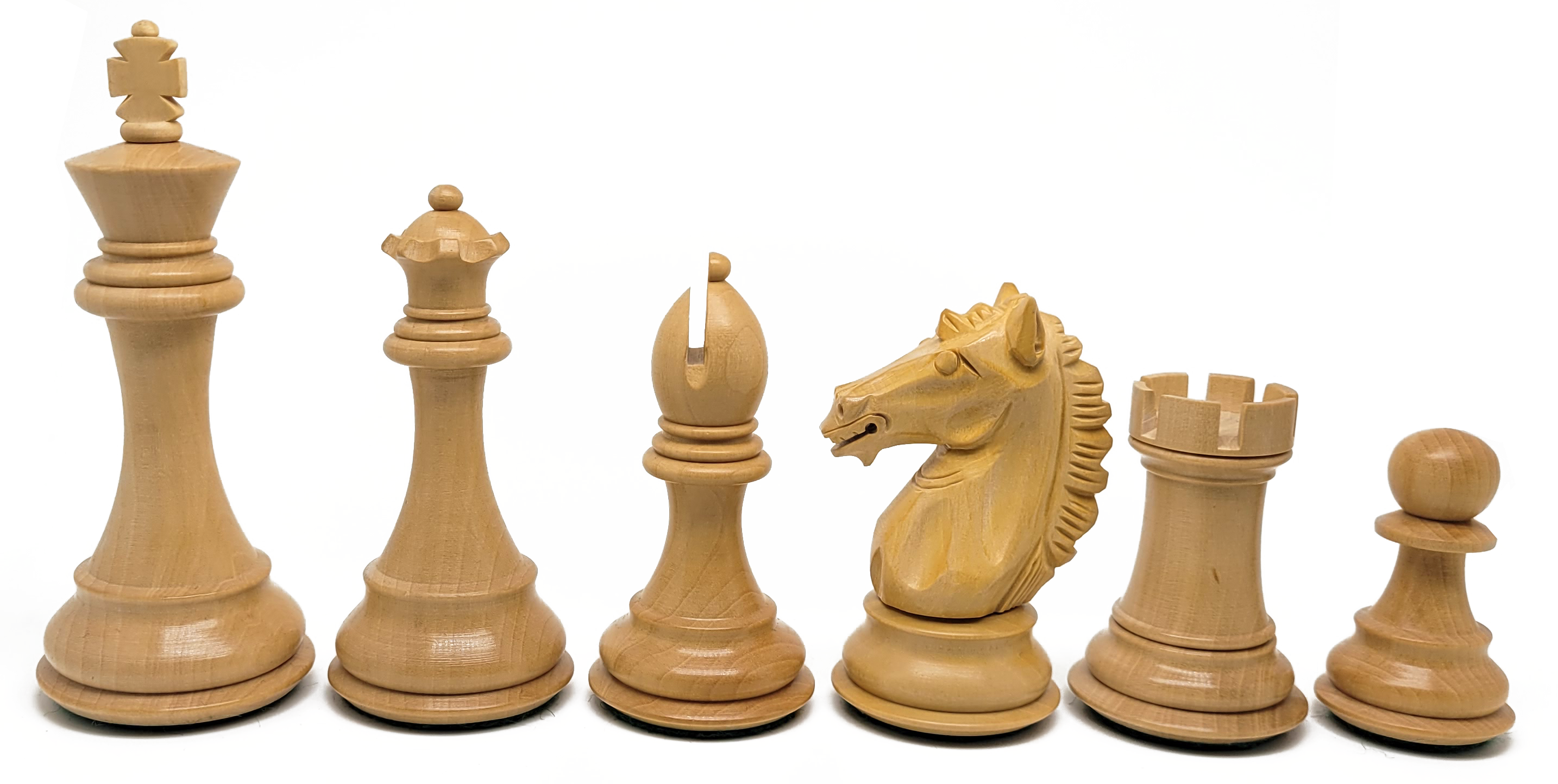 VI/ Piezas de ajedrez modelo Alban "4" Ebanizado.