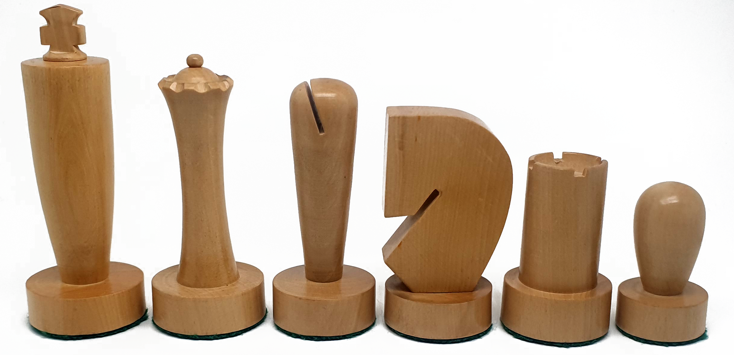 VI/ Piezas de ajedrez modelo Berliner "3.75" Shisham.