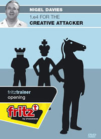 DVD 1.e4 for the creative attacker (Nigel Davies) Fritztrainer. 2100000001941