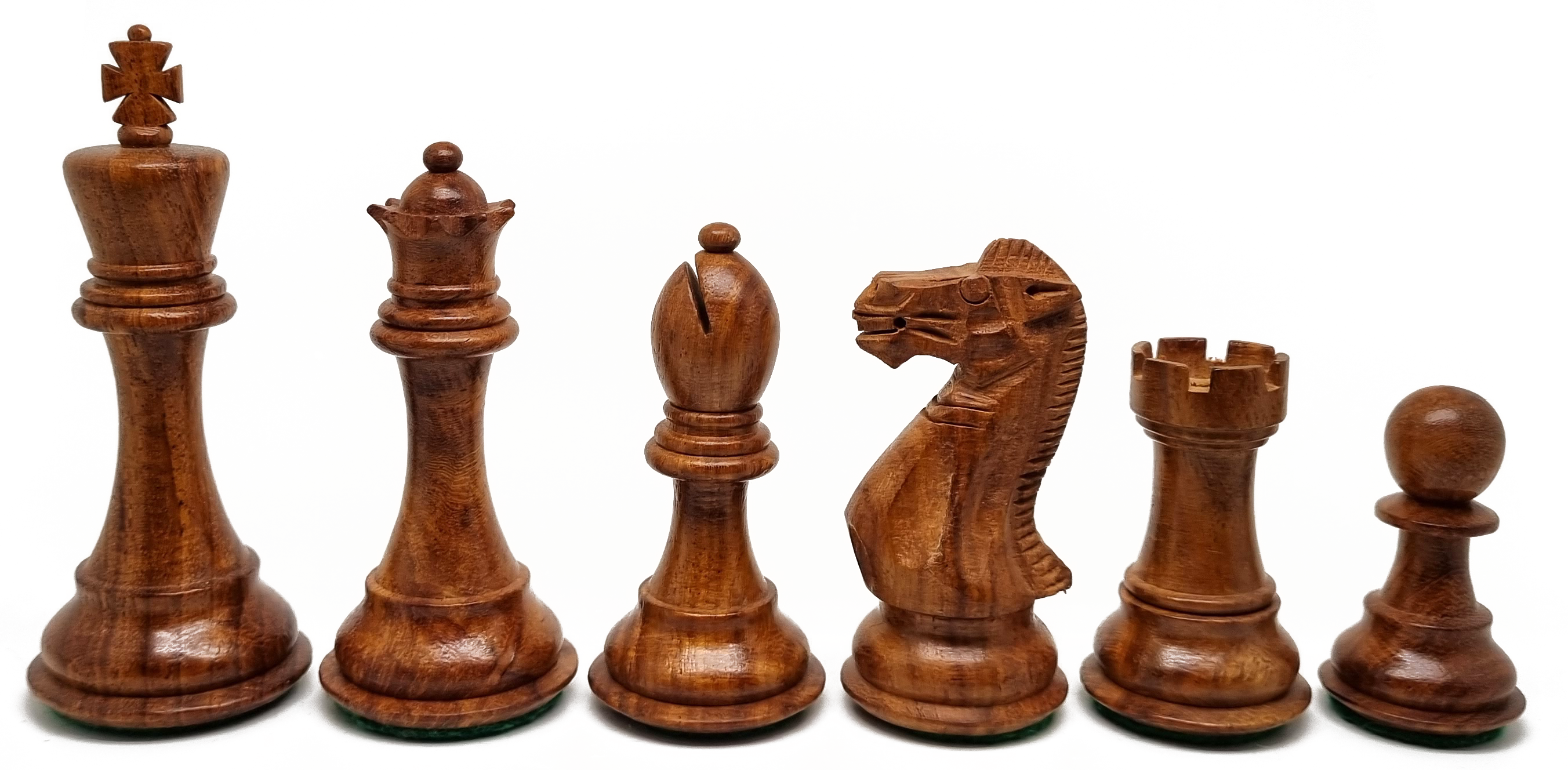 VI/ Piezas de ajedrez modelo San Petersburgo "3,75" shisham.