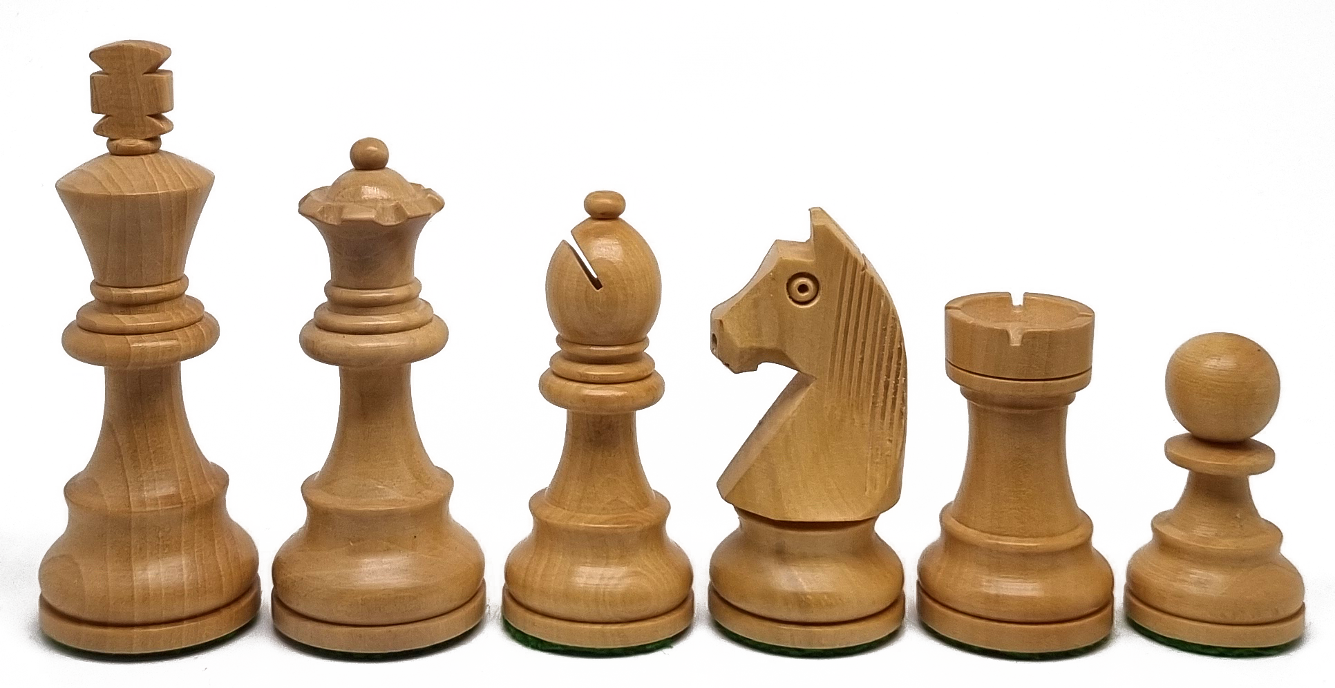 VI/ Piezas de ajedrez modelo Alemán "3" Shisham.