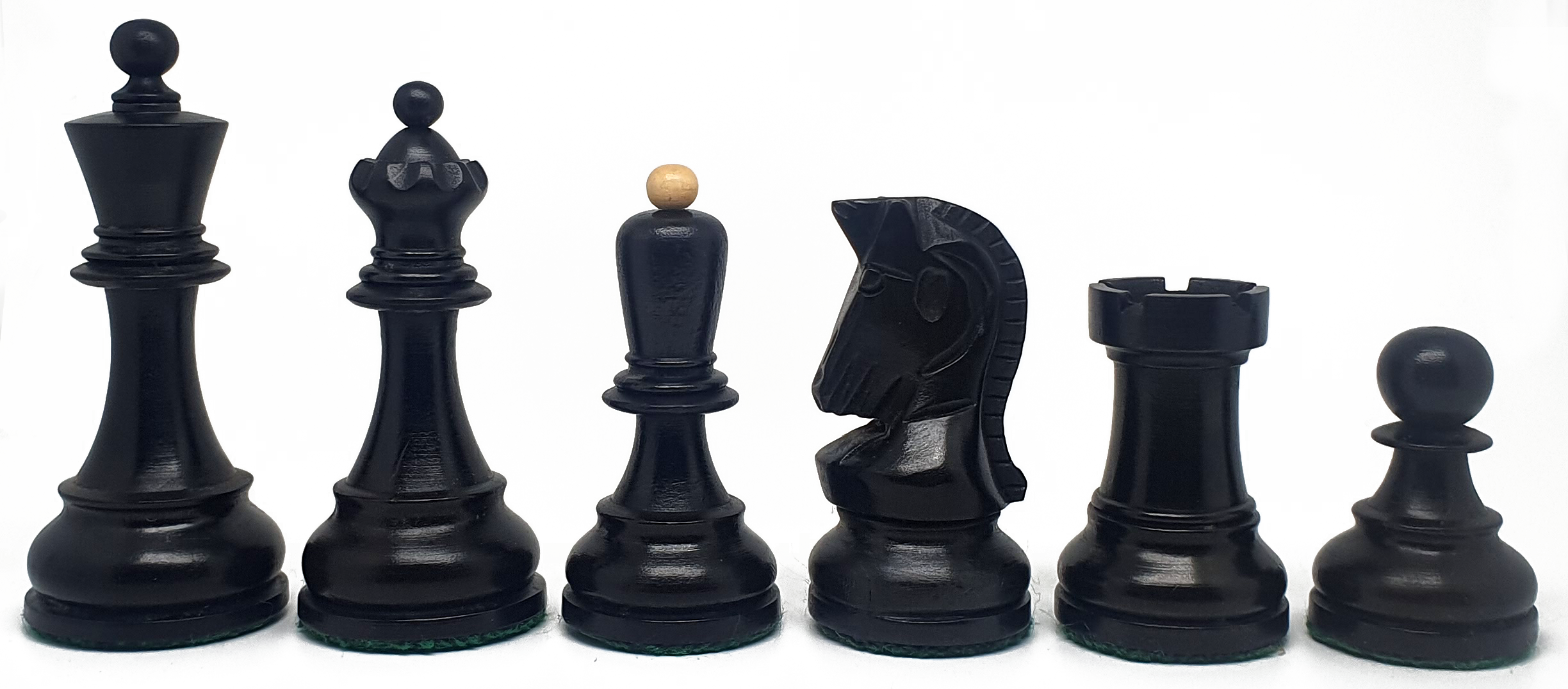 VI/ Piezas de ajedrez modelo Dubrovnik "3.50" Ebanizado.