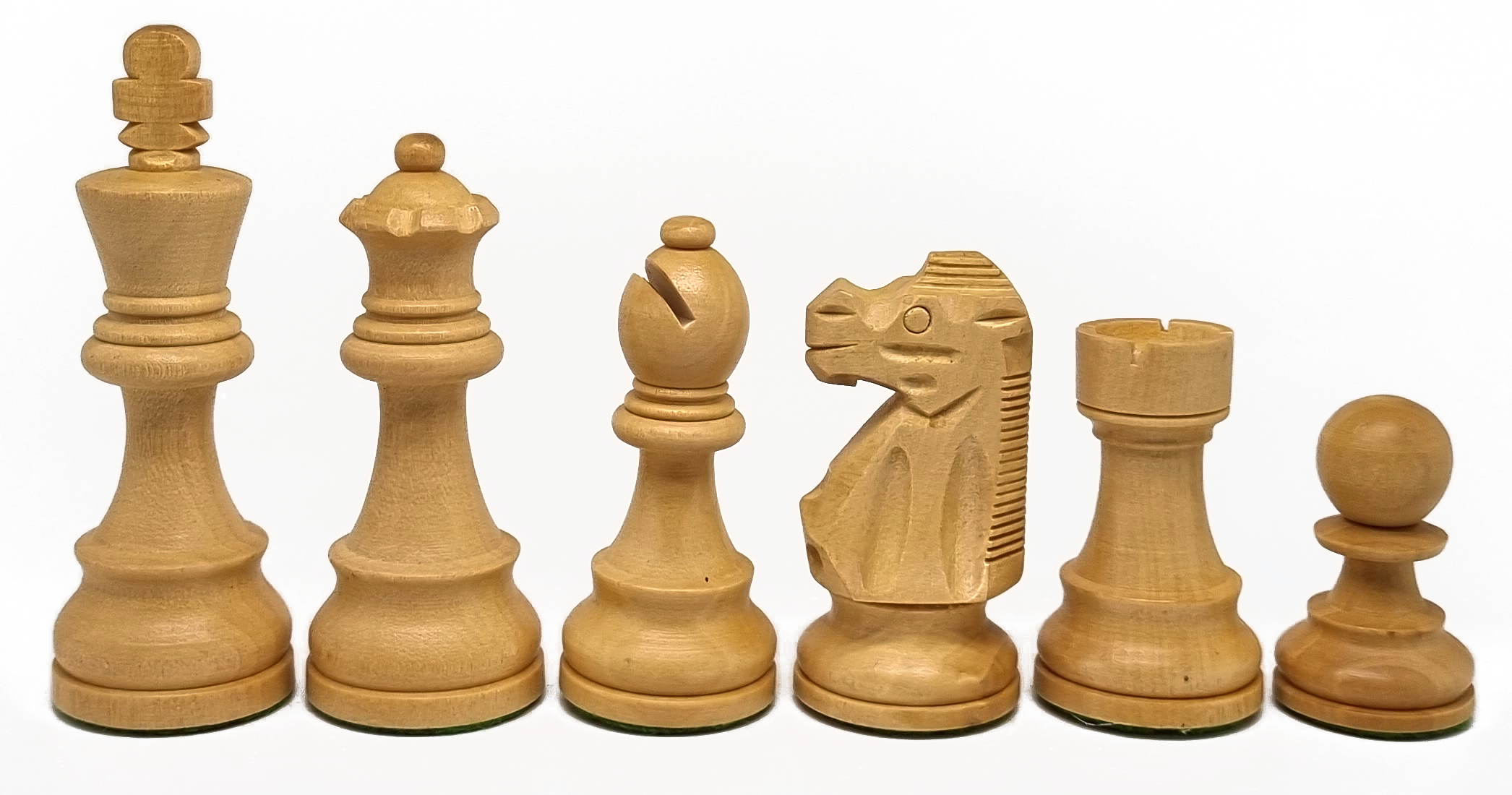 VI/ Piezas de ajedrez modelo French "3,50" Ebanizado.
