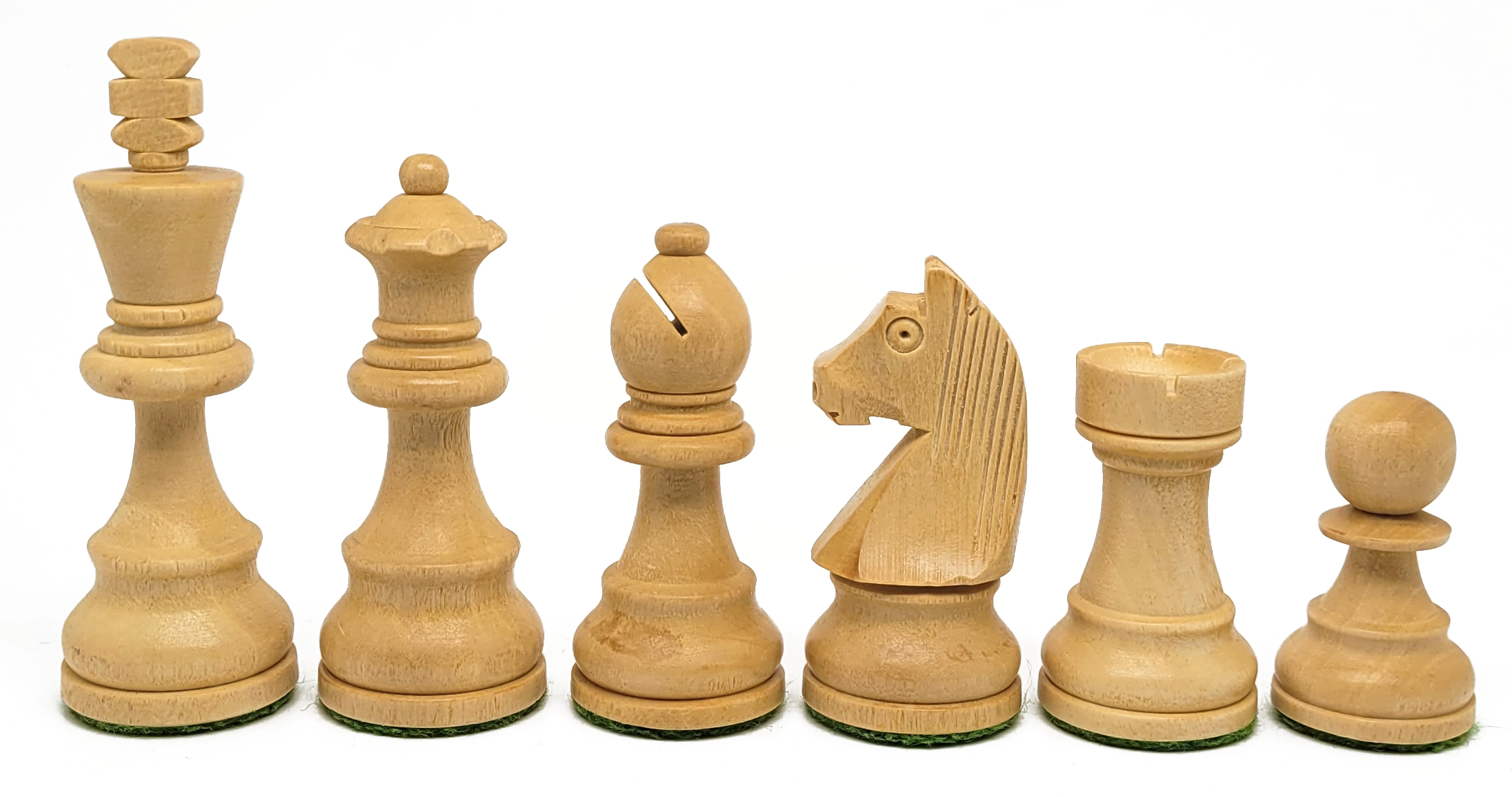 VI/ Piezas de ajedrez modelo Alemán "3,75" Palo rosa.