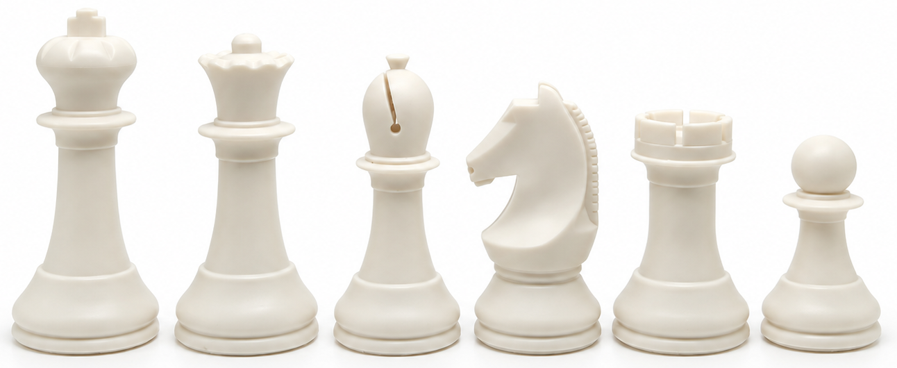Piezas de plástico Staunton 6 Modelo Carlsen (GJ001)..