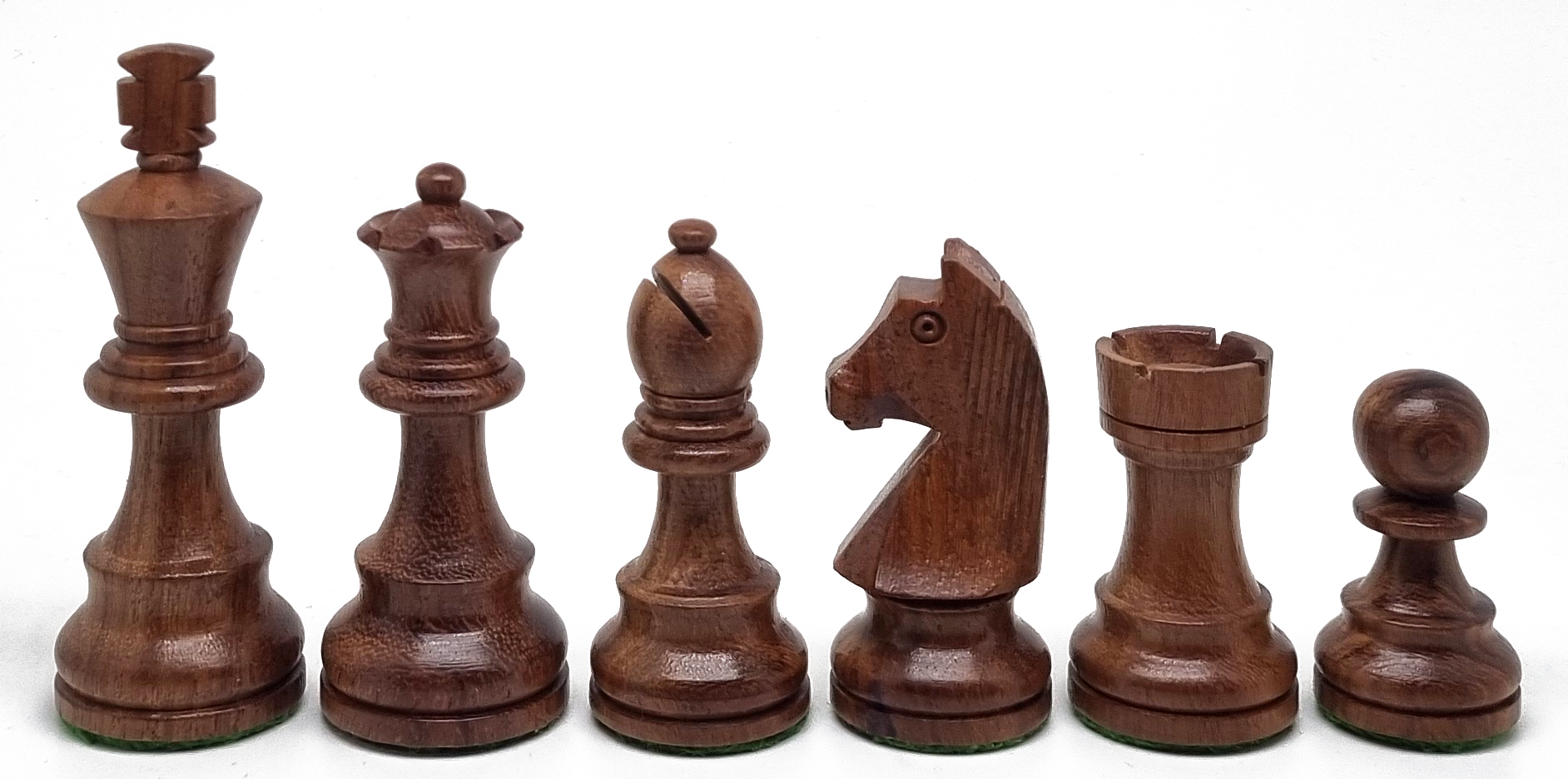 VI/ Piezas de ajedrez modelo Alemán "3,50" Shisham.