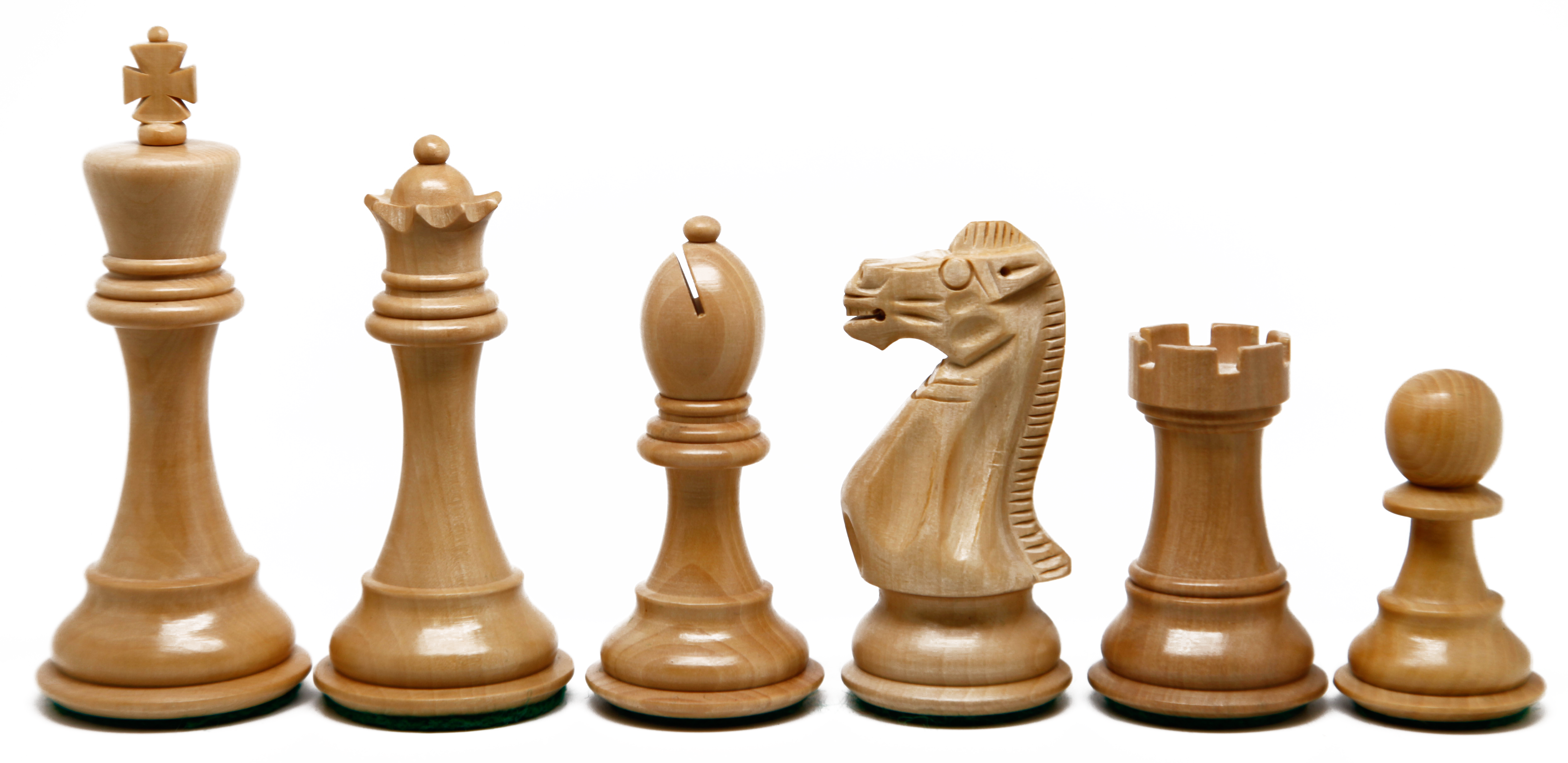 VI/ Piezas de ajedrez modelo San Petersburgo "3,75" ebanizado.