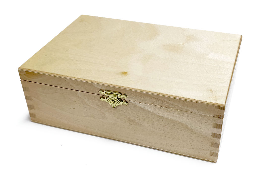 Ref. 02.10.04. Caja de madera para piezas nº 4.