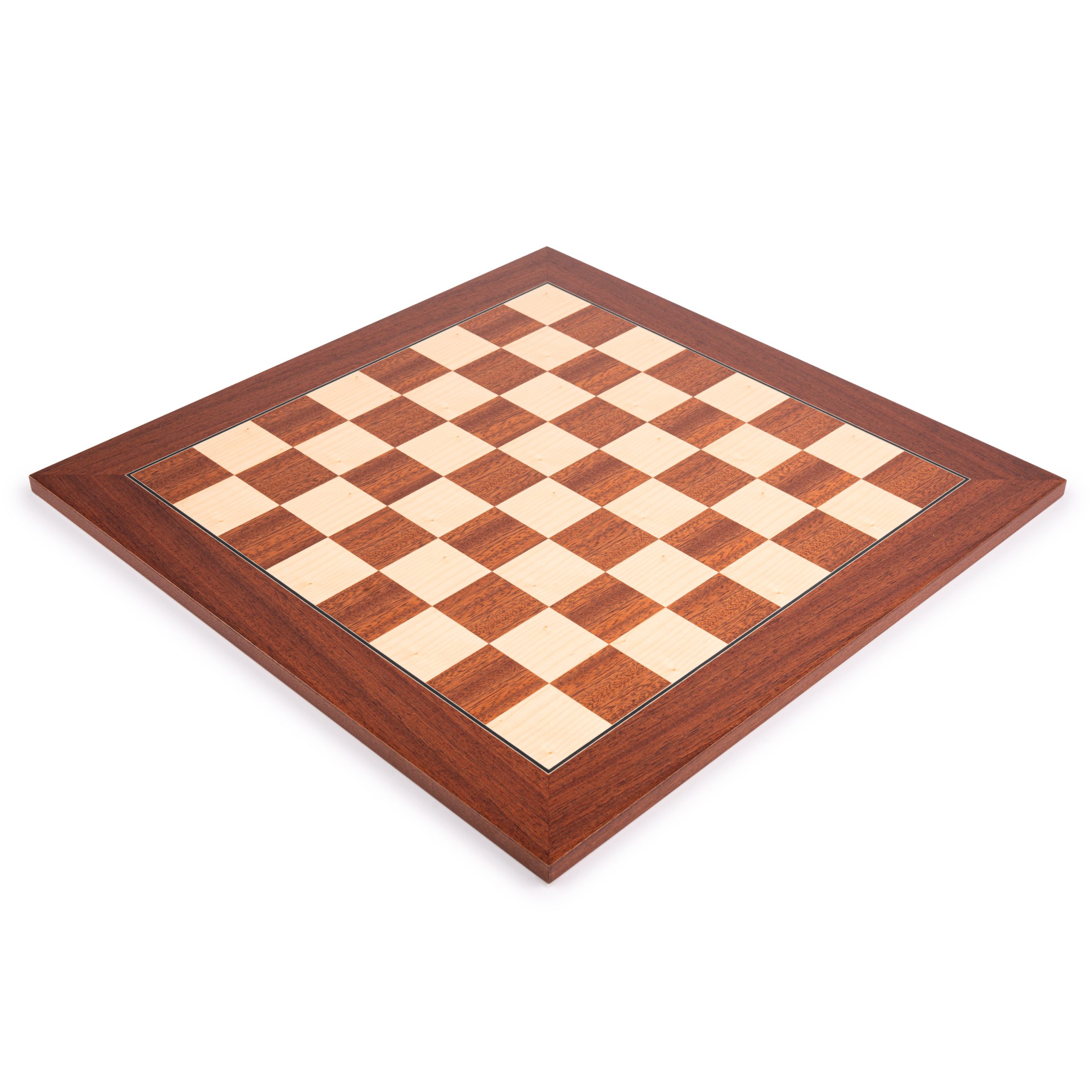 55 cm. Sapeli de lujo. Escaque 5.5 cm.