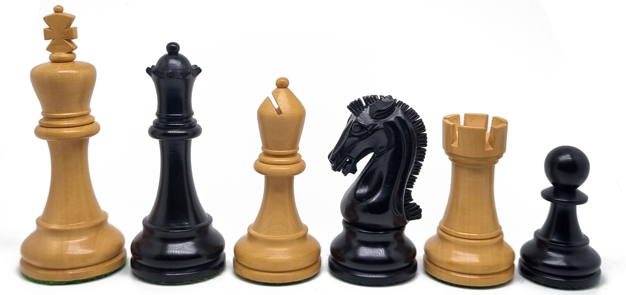 VI/ Piezas de ajedrez modelo Elegant "3,75" Ebanizado