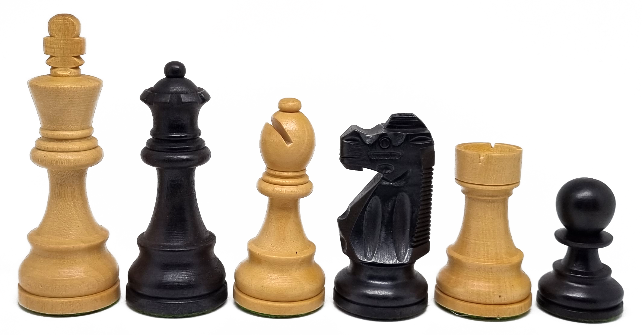 VI/ Piezas de ajedrez modelo French "3,50" Ebanizado
