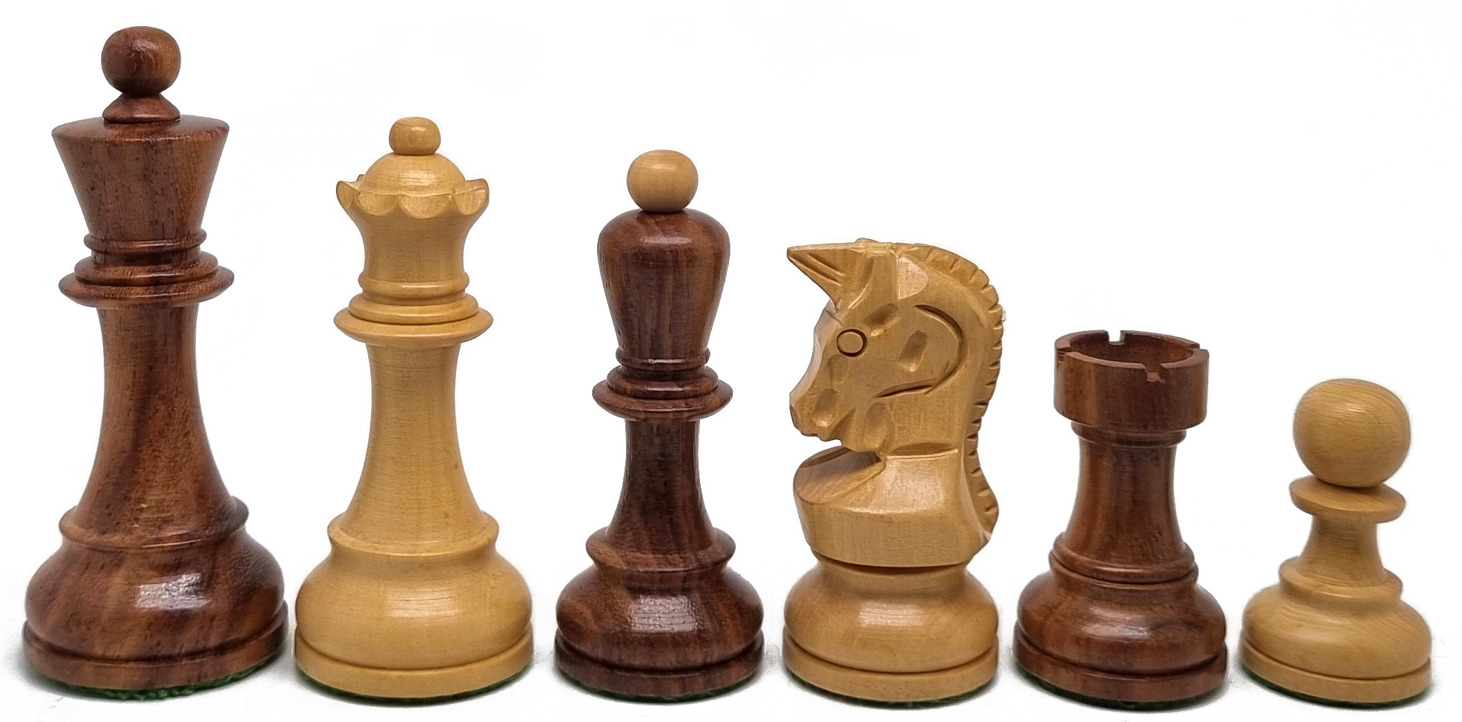 VI/ Piezas de ajedrez modelo Dubrovnik "3.50" Ebanizado
