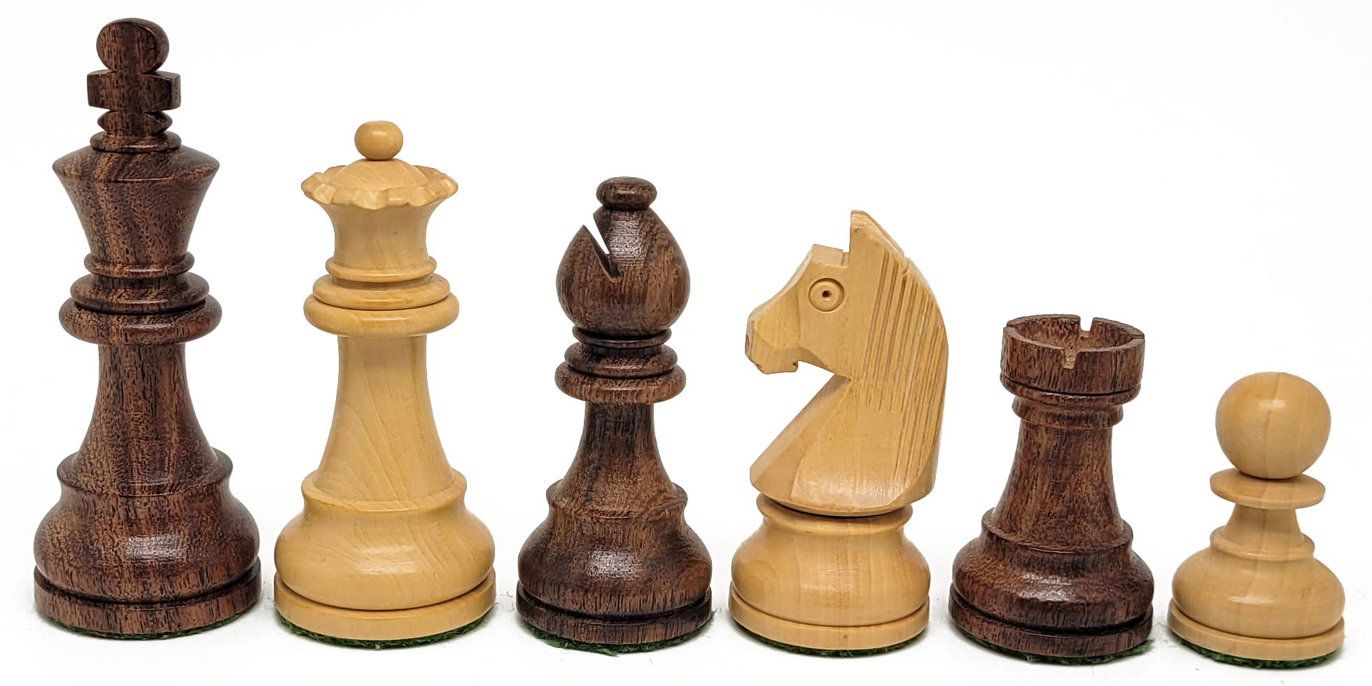 Piezas de ajedrez Staunton 6 de madera profesional. 5784