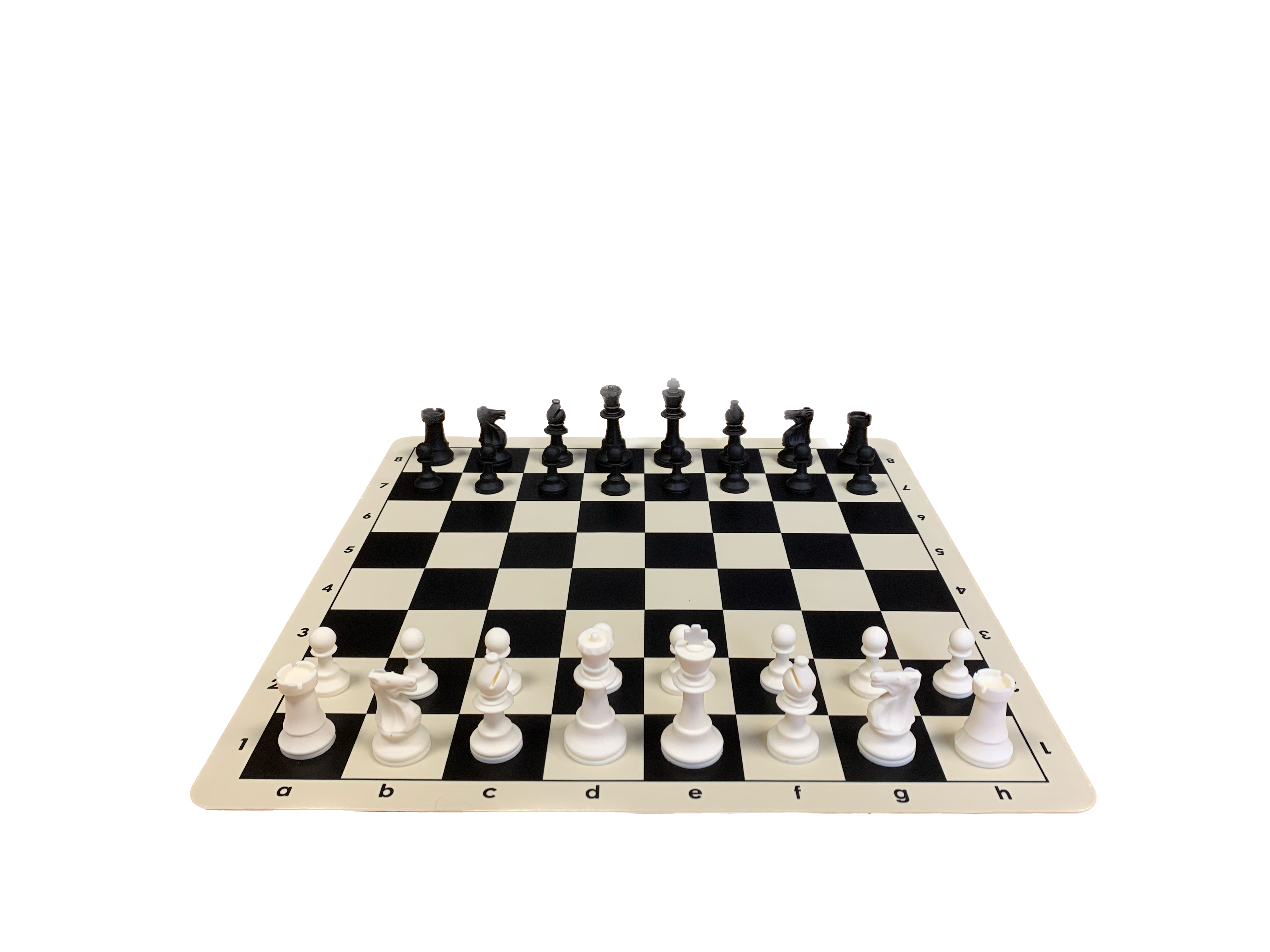 Juego completo de silicona Staunton 5 tablero colores blanco y verde. 3869