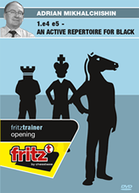 DVD 1.e4 e5 - An active repertoire for black (Adrian Mikhalchishin). 5329