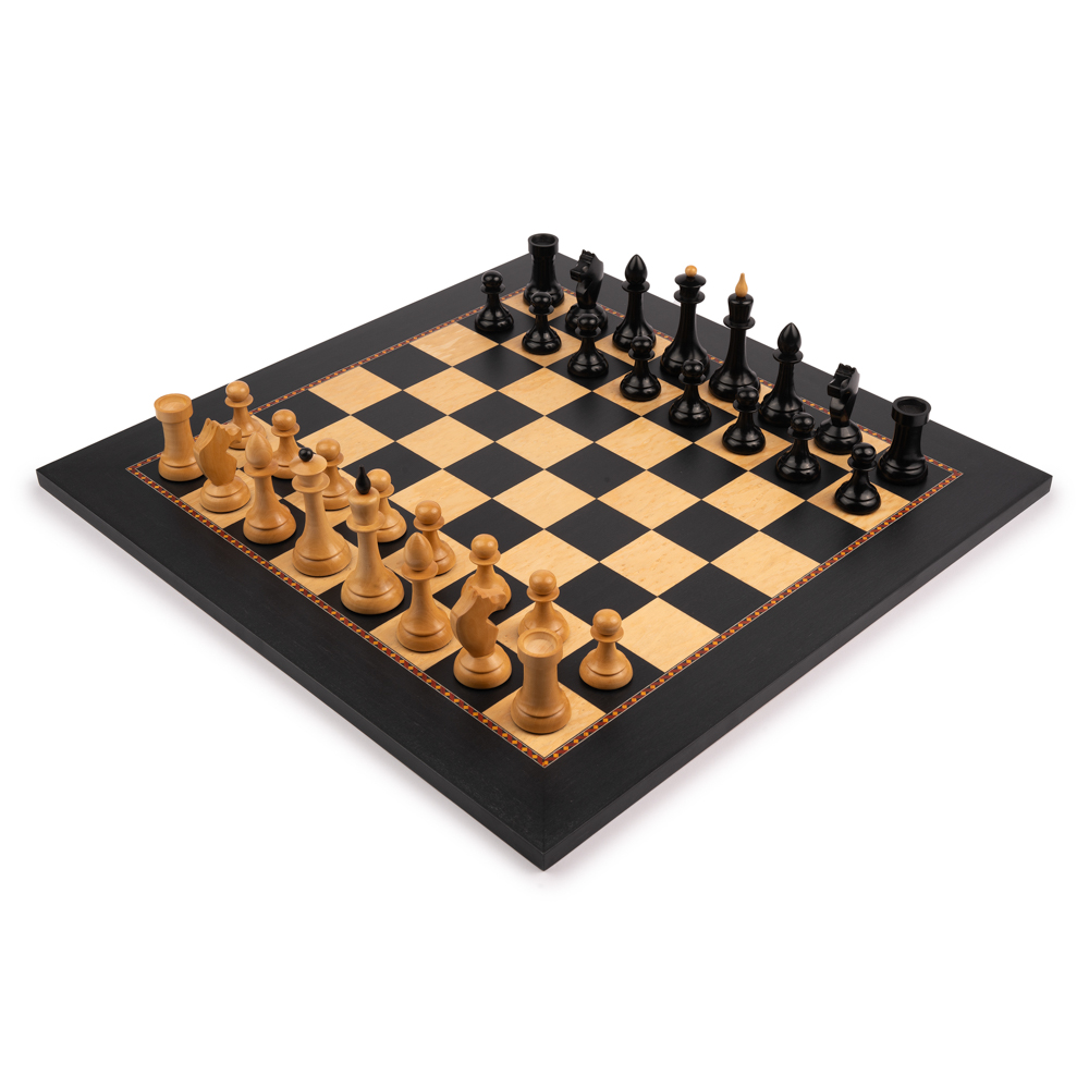 Set Gambito de Dama "3.75" con tablero de 50cm.