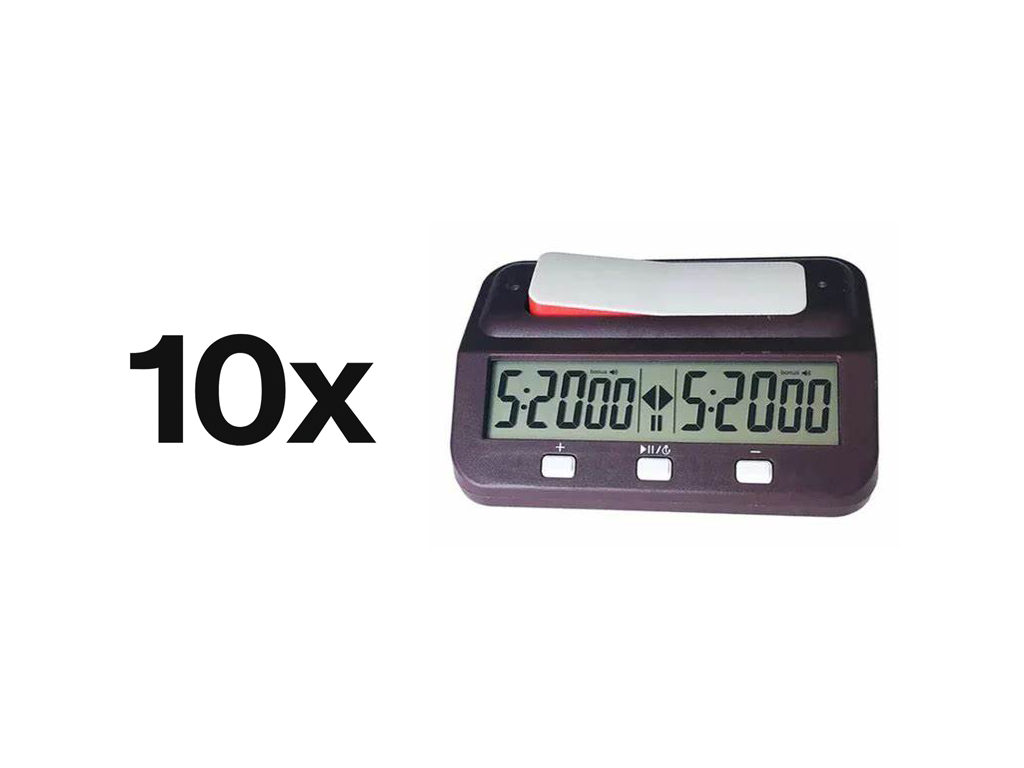 Oferta 009 para clubes de ajedrez y colegios: 10 relojes Leap con incremento